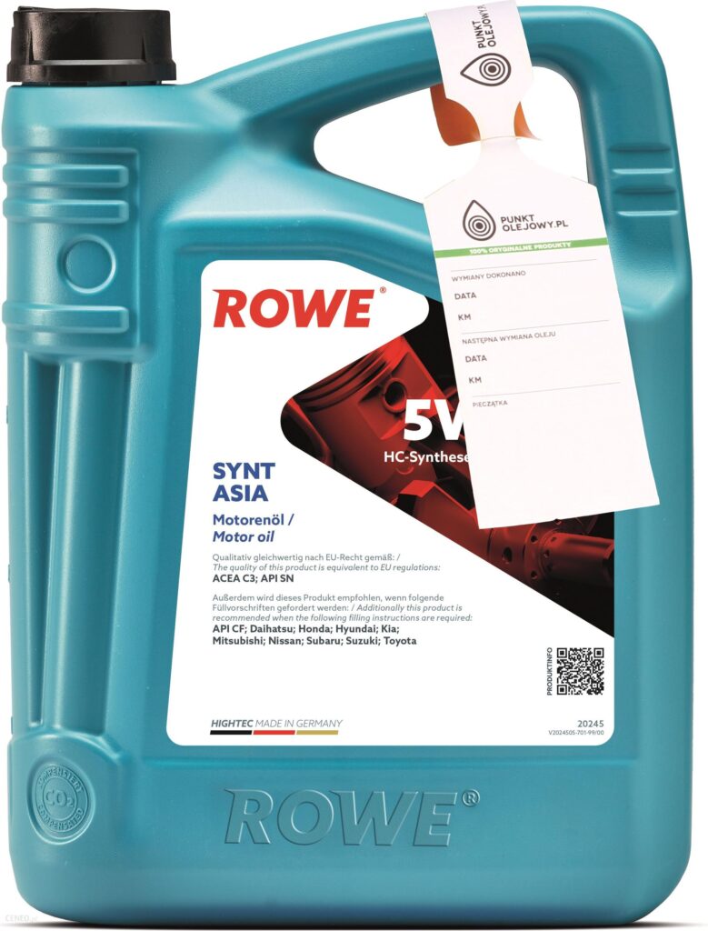 Rowe Hightec Synt Asia 5W30 5L – Trans Gabar